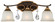 Chateau Nobles Three Light Bath in Raven Bronze With Sunburst Gold Leaf Highlights (29|N1463-652)