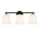 Three Light Bathroom Vanity in Matte Black and Natural Brass (446|M80078MBKNB)