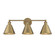 Three Light Bathroom Vanity in Natural Brass (446|M80064NB)