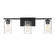Mbath Three Light Bathroom Vanity in Matte Black (446|M80038MBK)