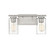 Mbath Two Light Bathroom Vanity in Brushed Nickel (446|M80037BN)