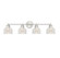 Mbath Four Light Bathroom Vanity in Brushed Nickel (446|M80036BN)