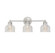 Mbath Three Light Bathroom Vanity Light in Brushed Nickel (446|M80035BN)