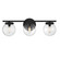 Three Light Bathroom Vanity in Matte Black (446|M80024MBK)