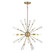 Five Light Pendant in Natural Brass (446|M7028NB)
