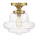 One Light Semi-Flush Mount in Natural Brass (446|M60069NB)
