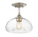 Msemi One Light Semi-Flush Mount in Brushed Nickel (446|M60017BN)