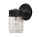 One Light Outdoor Wall Lantern in Black (446|M50063BK)