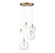 LED Pendant in Natural Brass (446|M10099NB)