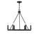 Six Light Chandelier in Matte Black (446|M10093MBK)