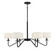 Six Light Chandelier in Matte Black (446|M10092MBK)