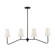Mchan Four Light Linear Chandelier in Oil Rubbed Bronze (446|M10078ORB)