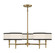 Five Light Chandelier in Natural Brass (446|M10011NB)