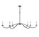 Six Light Chandelier in Matte Black (446|M100105MBK)