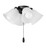 Fan Light Kits LED Ceiling Fan Light Kit in Black (16|FKT210FTBK)