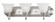 Essentials - 801x Three Light Bath Vanity in Satin Nickel (16|8013FTSN)