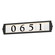 Address LED Address Frame in Black (16|53650BK)