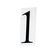 Address House Number 1 in White (16|53631WT)