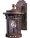 Santa Barbara VX One Light Outdoor Wall Lantern in Sienna (16|40033CDSE)