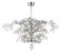 Cluster LED Chandelier in Polished Nickel (16|38506CLPN)