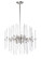 Divine Eight Light Chandelier in Polished Nickel (16|38405CLPN)