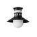 Admiralty One Light Outdoor Flush Mount in Black (16|35120SWBK)