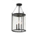 Belfry Three Light Pendant in Black (16|30069CLBK)
