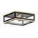 Neoclass Two Light Outdoor Flush Mount in Black / Gold (16|30059CLBKGLD)