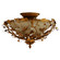 Elegante Three Light Semi-Flush Mount in Etruscan Gold (16|2859EG)
