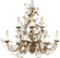 Elegante Nine Light Chandelier in Etruscan Gold (16|2852EG)