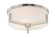 Dart Three Light Flush Mount in Satin Nickel (16|21280SWSN)