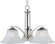 Aurora Three Light Chandelier in Satin Nickel (16|20094FTSN)