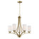 Deven Five Light Chandelier in Satin Brass (16|20035SWSBR)