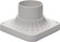 Outdoor Essentials - 200x Outdoor Essentials Cast Pier Mount in White (16|2001WT)