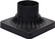 Outdoor Essentials - 200x Outdoor Essentials Cast Pier Mount in Black (16|2001BK)