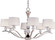 Rondo Eight Light Chandelier in Polished Nickel (16|12758WTPN)