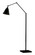 Library One Light Floor Lamp in Black (16|12228BK)