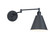 Library One Light Wall Sconce in Black (16|12220BK)