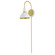 Dawn One Light Wall Sconce in White/Satin Brass (16|12041WTSBR)