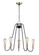 Haven Five Light Chandelier in Oil Rubbed Bronze / Antique Brass (16|11735OIAB)