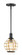 Heirloom One Light Mini Pendant in Black / Burnished Brass (16|11541BKBUB)