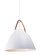 Nordic One Light Pendant in Tan Leather / White (16|11358TNWT)