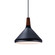 Nordic One Light Pendant in Walnut / Black (16|11350WNBK) Nordic One Light Pendant in Walnut / Black (16|11350WNBK)