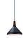 Nordic One Light Pendant in Walnut / Black (16|11350WNBK)