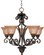 Symphony Five Light Chandelier in Oil Rubbed Bronze (16|11244SAOI)