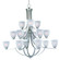 Axis 15 Light Chandelier in Satin Nickel (16|11228FTSN)