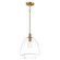 Babylon One Light Pendant in Satin Brass (16|11116CLSBR)
