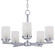 Corona Five Light Chandelier in Satin Nickel (16|10205FTSN)
