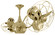 Vent-Bettina 42'' Ceiling Fan in Polished Brass (101|VB-PB-MTL)