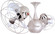 Vent-Bettina 42'' Ceiling Fan in Brushed Nickel (101|VB-BN-MTL-DAMP)